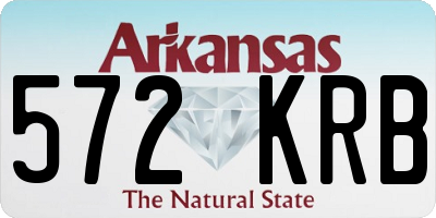 AR license plate 572KRB