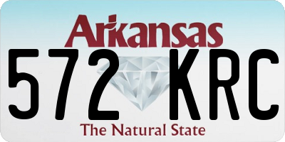 AR license plate 572KRC