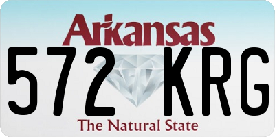 AR license plate 572KRG