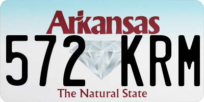 AR license plate 572KRM