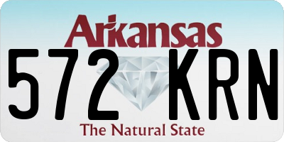 AR license plate 572KRN