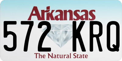AR license plate 572KRQ