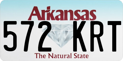 AR license plate 572KRT