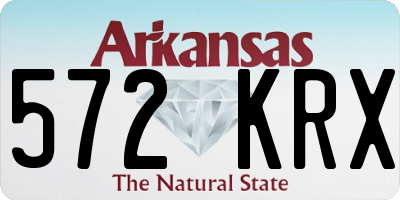 AR license plate 572KRX