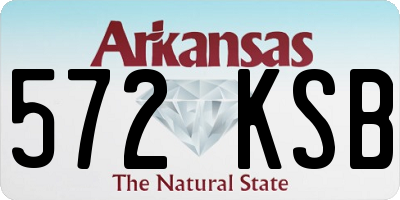 AR license plate 572KSB