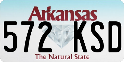 AR license plate 572KSD