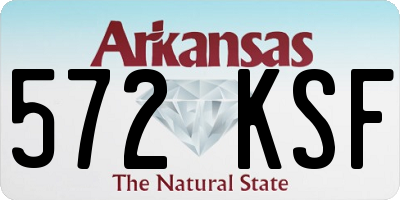 AR license plate 572KSF