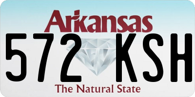 AR license plate 572KSH