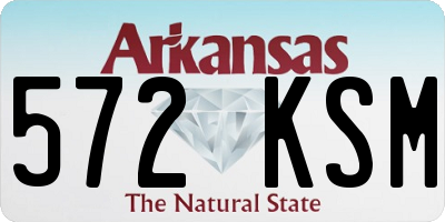 AR license plate 572KSM