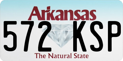 AR license plate 572KSP