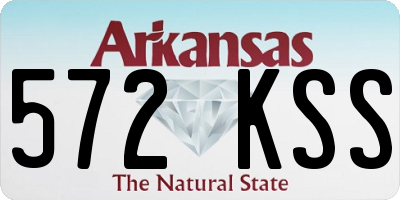 AR license plate 572KSS