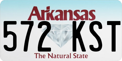 AR license plate 572KST