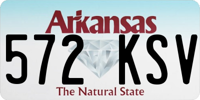 AR license plate 572KSV