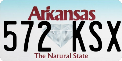 AR license plate 572KSX