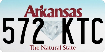 AR license plate 572KTC