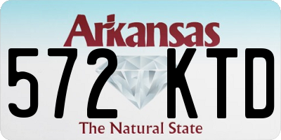 AR license plate 572KTD