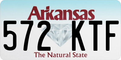 AR license plate 572KTF