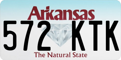 AR license plate 572KTK