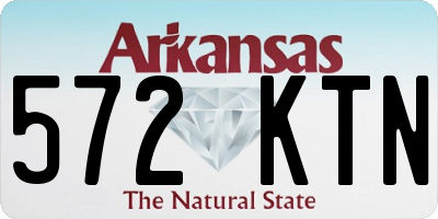 AR license plate 572KTN