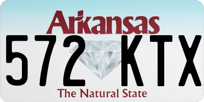AR license plate 572KTX
