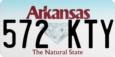 AR license plate 572KTY