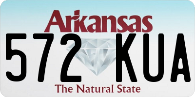 AR license plate 572KUA