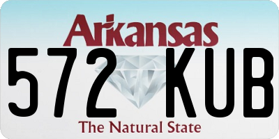AR license plate 572KUB