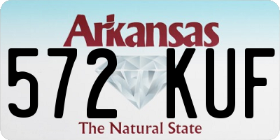 AR license plate 572KUF