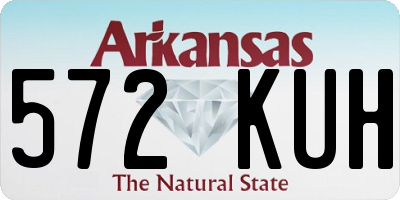 AR license plate 572KUH