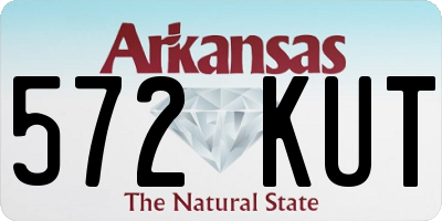 AR license plate 572KUT
