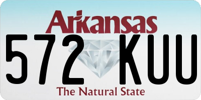 AR license plate 572KUU