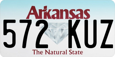 AR license plate 572KUZ