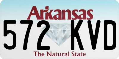 AR license plate 572KVD