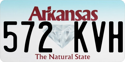 AR license plate 572KVH