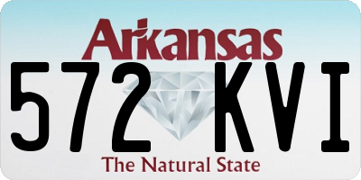AR license plate 572KVI