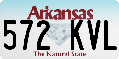 AR license plate 572KVL