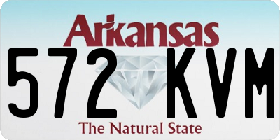 AR license plate 572KVM