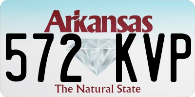 AR license plate 572KVP