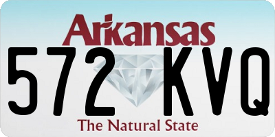 AR license plate 572KVQ
