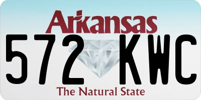 AR license plate 572KWC
