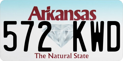 AR license plate 572KWD