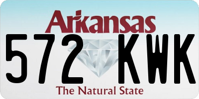 AR license plate 572KWK
