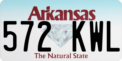 AR license plate 572KWL