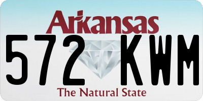 AR license plate 572KWM