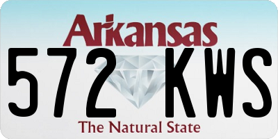 AR license plate 572KWS