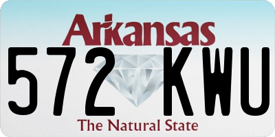 AR license plate 572KWU