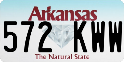 AR license plate 572KWW
