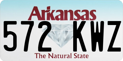 AR license plate 572KWZ