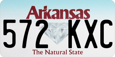 AR license plate 572KXC