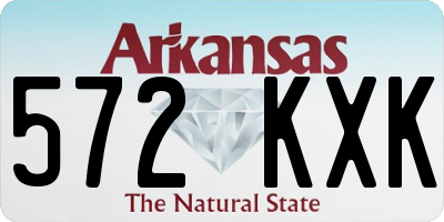 AR license plate 572KXK